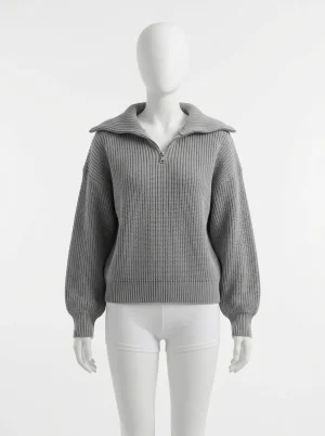 Pull camionneur coton oversize décontracté hivernal femme - Vue 1 - Pull camionneur