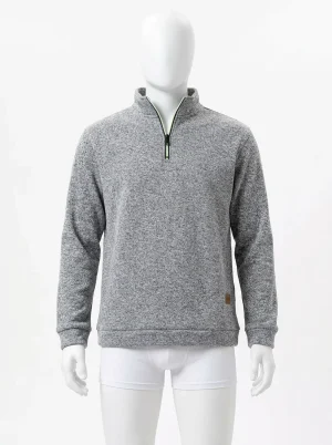 Pull camionneur demi-zip sportswear quotidien homme - Vue 1 - Pull camionneur