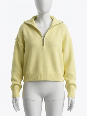 Pull camionneur femme maille lourde style décontracté chic - Vue 1 - Pull camionneur