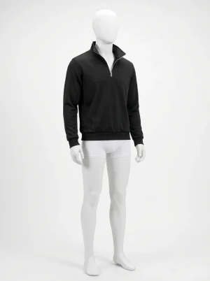 Pull camionneur homme col montant style urbain - Vue 1 - Pull camionneur