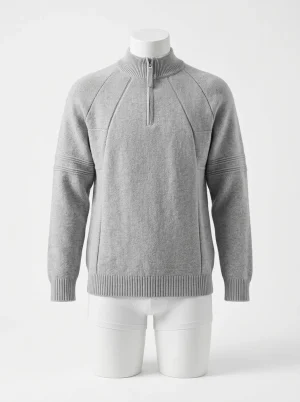 Pull camionneur maille fine décontracté urbain homme - Vue 1 - Pull camionneur