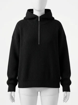 Pull camionneur oversize capuche style urbain décontracté homme - Vue 1 - Pull camionneur